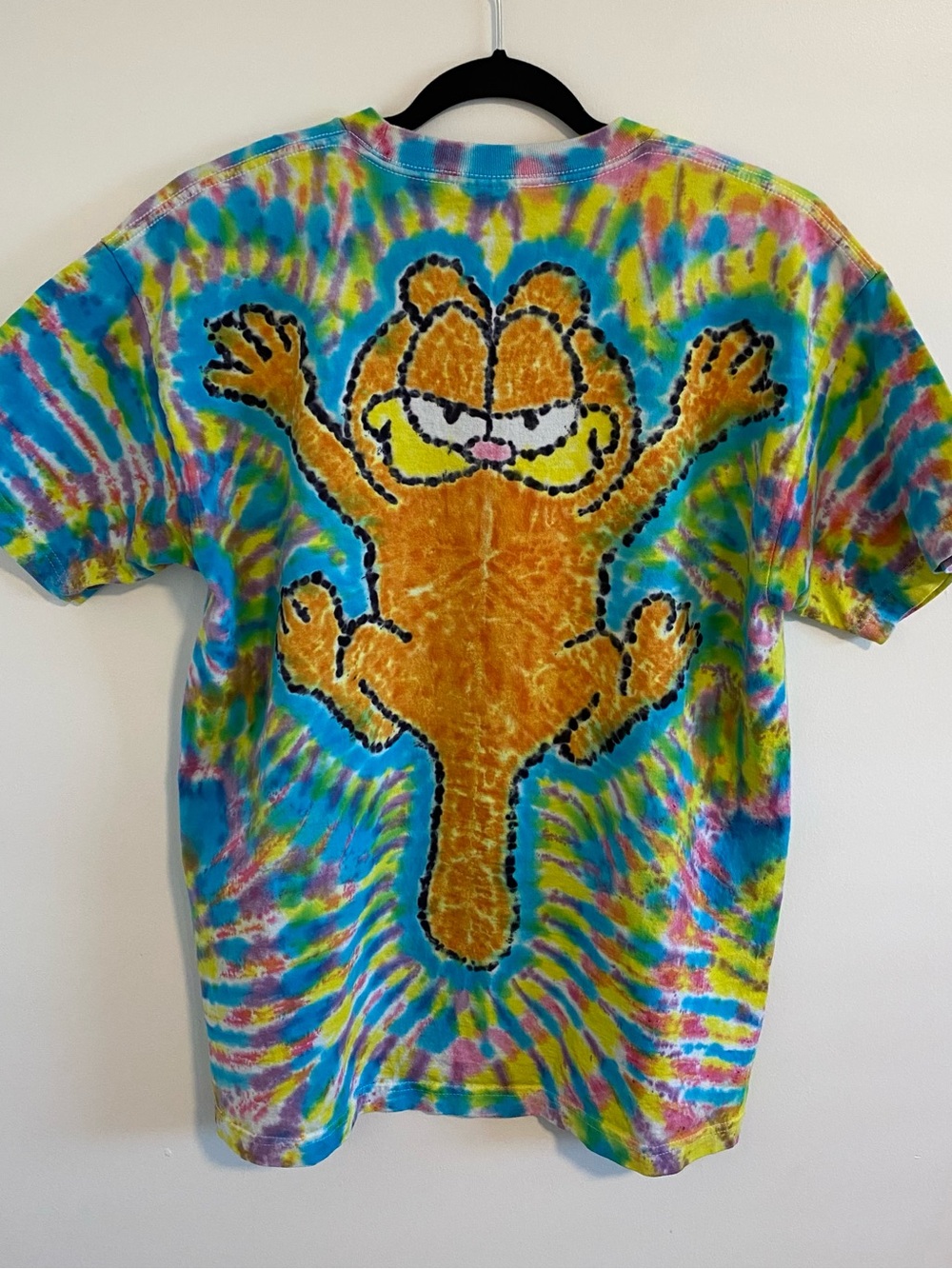 Vintage Garfield Tie Dye T-Shirt Sz XL
Multicolor/Orange
(Ago A-2)